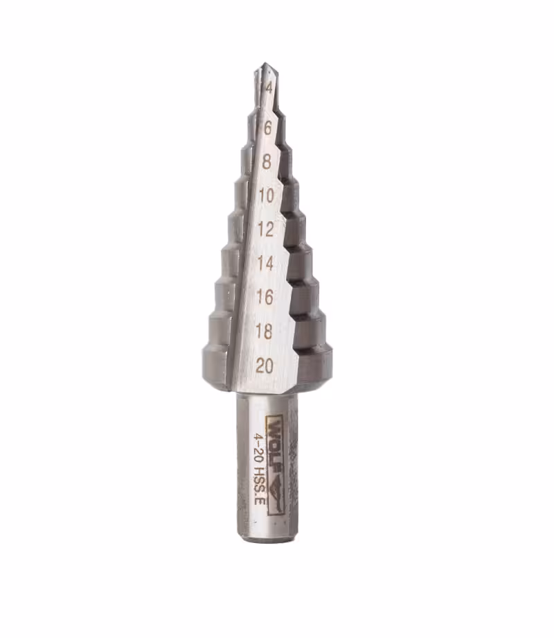 مته کاجی هرمی تکی سایز 4 تا 20