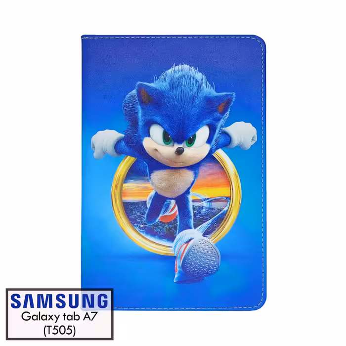 کیف طرحدار (با قاب اصلی) سونیک | تبلت سامسونگ "10.5 اینچ" Tab A7 (T500-T505-T509)