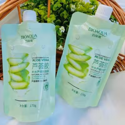 ژل آلوئه ورا (آلوورا ) مرطوب کننده و آبرسان پوست بیوآکوا