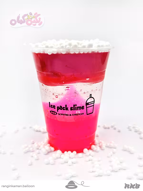 ژل بازی آیس پک کد 26 (شفاف صورتی،شفاف،متالیک سرخابی76)