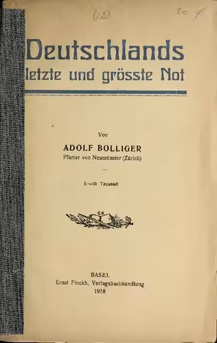 خرید و دانلود نسخه کامل کتاب Deutschlands letzte und grösste Not