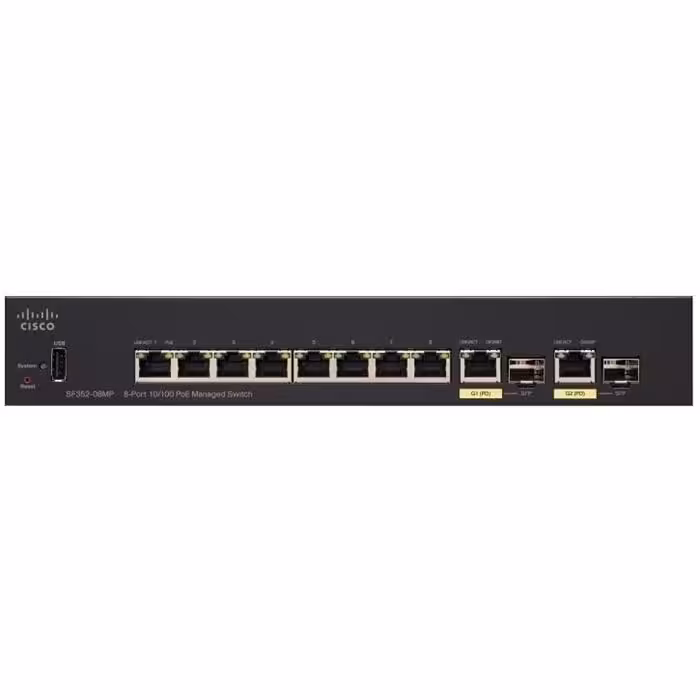 سوئیچ 8 پورت مدیریتی سیسکو مدل SF352-08MP