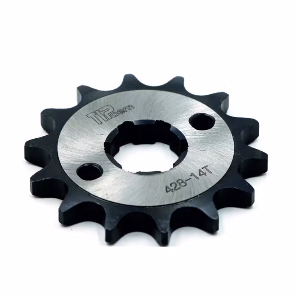 دنده جلو فولادی14دانهCG125