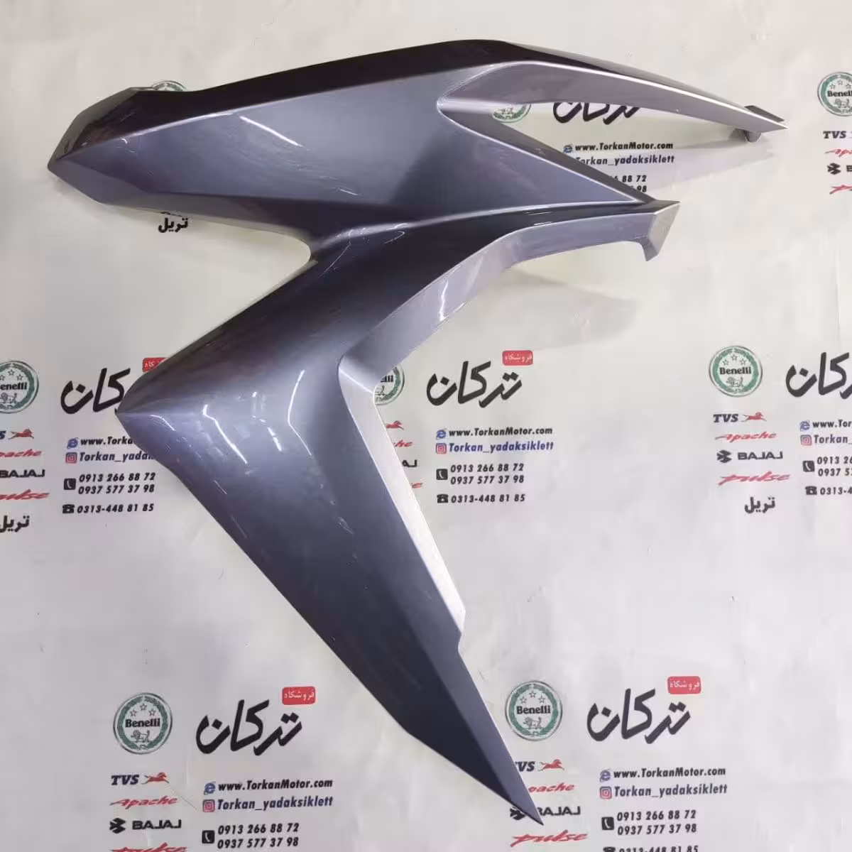 قاب ( کاور ) فلاپ بغل چراغ ( بلوری ) موتور طرح کلیک ( مدادی ) ( چپ ) کیفیت درجه 1