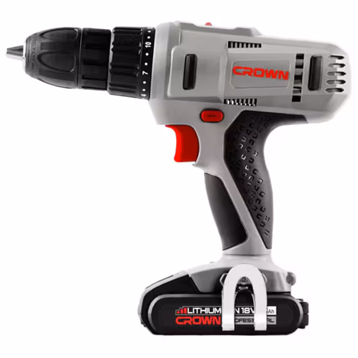 دریل پیچ گوشتی شارژی 18 ولت کرون CT21056