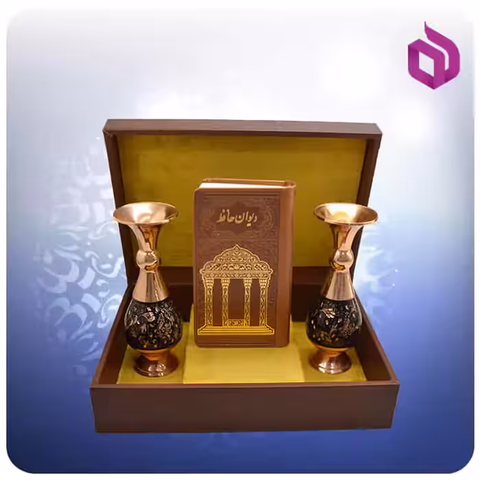 حافظ پالتويی چرم با دو گلدان الماس تراش 16