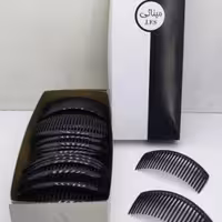 شانه زلفی مشکی کوچک.