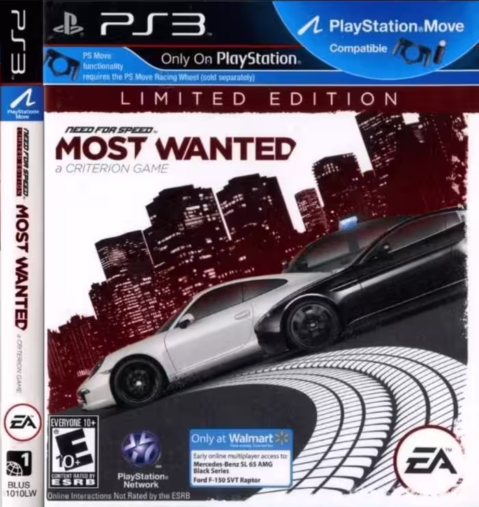 بازی پلی استیشن 3 (PS3 ) نسخه رایتی نسخه هک شده بازی  Need for Speed: Most Wanted