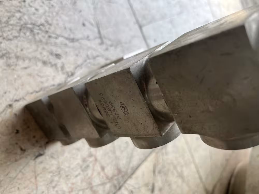 زانو 1 اینچ اینکونل فشار قوی  90 درجه کلاس 3000 از جنس UNS NO6625