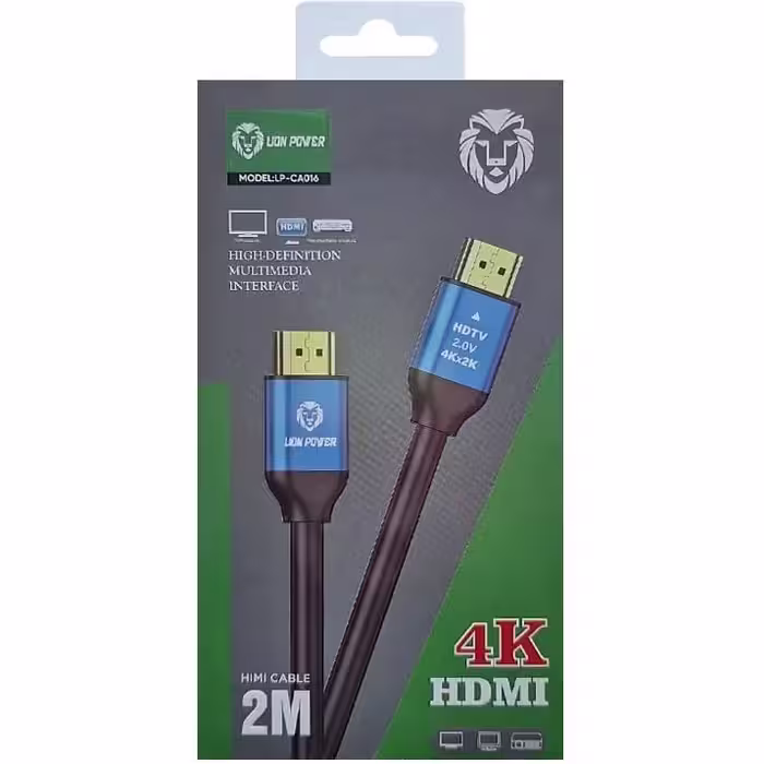 کابل HDMI لاین پاور LION POWER مدل LP-CA016 طول 2 متر