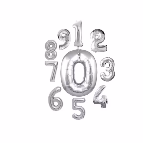 عدد 16 اینچ نقره ای