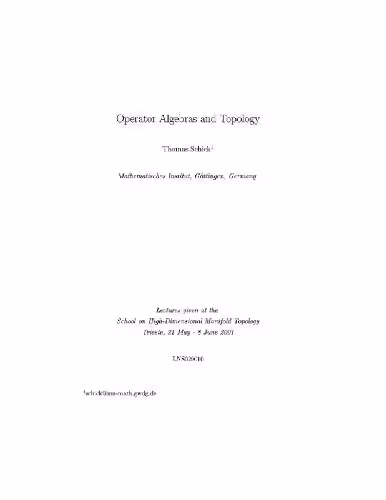 خرید و دانلود نسخه کامل کتاب Operator algebras and topology
