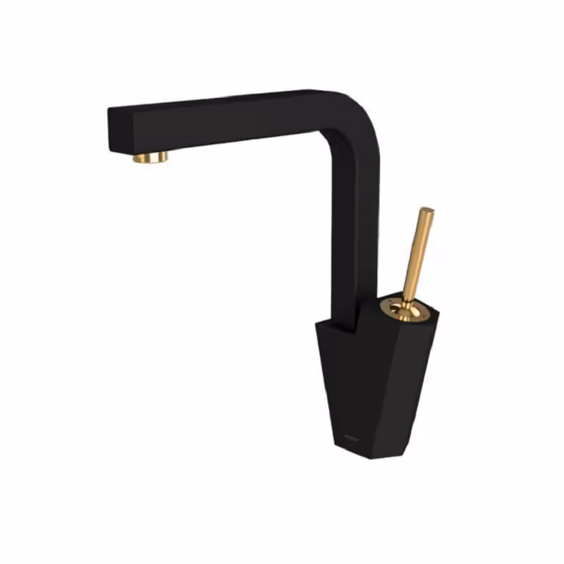 شیر آشپزخانه شودر مدل تیفانی مشکی طلا