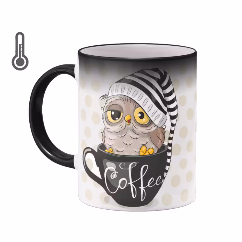 خرید ماگ-لیوان حرارتی بیگ خرید ماگ-لیوان  جغد عاشقانه کد 1043