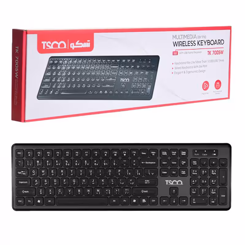 کیبورد بی سیم TSCO 7005