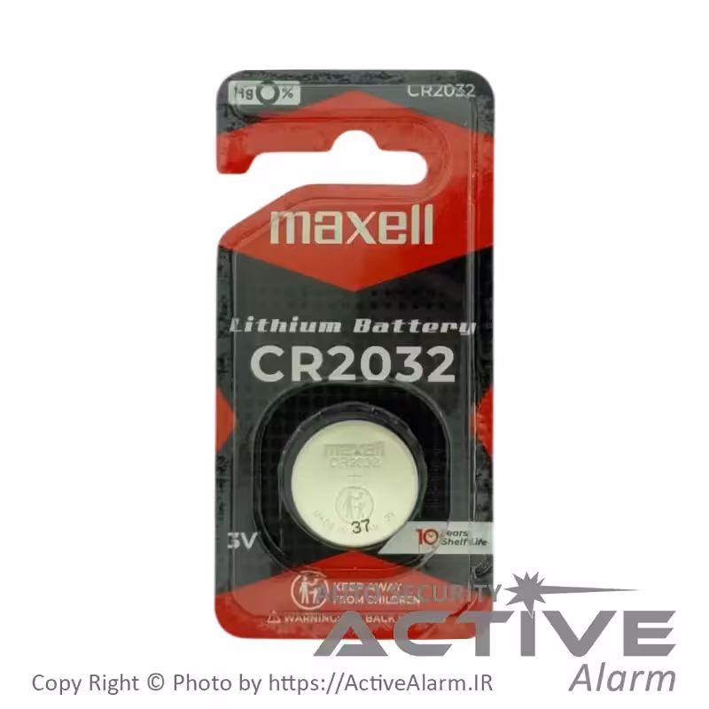قیمت باطری سکه‌ای مکسل مدل CR2032 لیتیوم 3 ولت تکی
