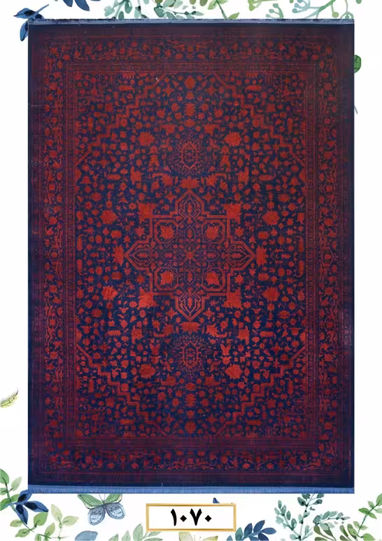 فرش ماشینی گلبرجسته 1200 شانه آکرلیک کاشان – پرداخت قسطی