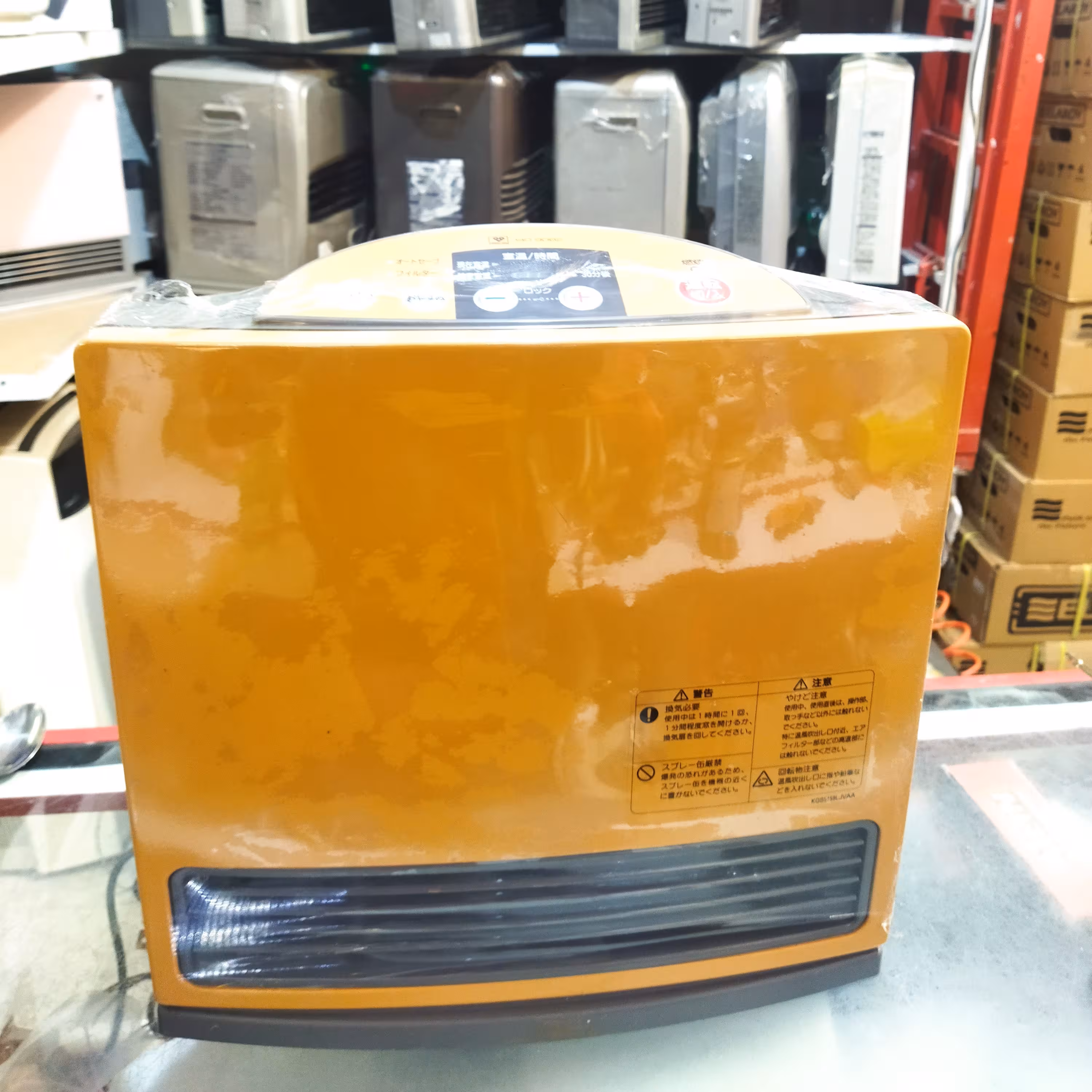 بخاری گازی برقی ژاپنی بدون دودکش قدرت 2500گاز شهری فابریک با ترانس فابریک