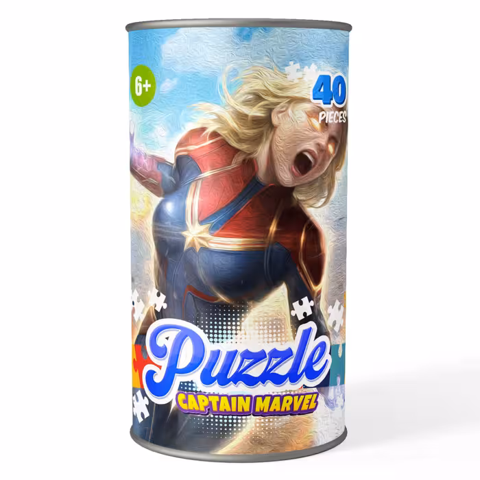 پازل 40 تکه کارتون کاپیتان مارول