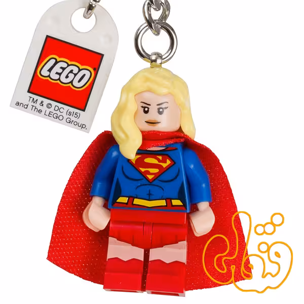 لگو ساختنی آویز کلید سوپرومن Supergirl Keychain 853455