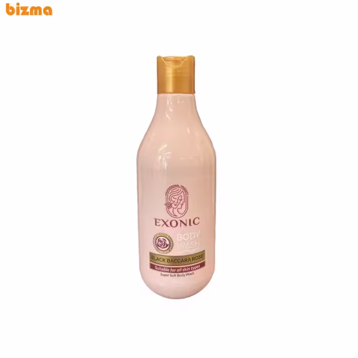 شامپو بدن عصاره رز بلک باکارا اکسونیک وزن 300 گرم