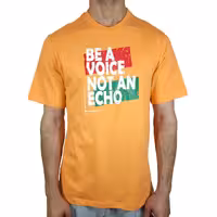 تیشرت نخ پنبه اکو نارنجی کد 1041190