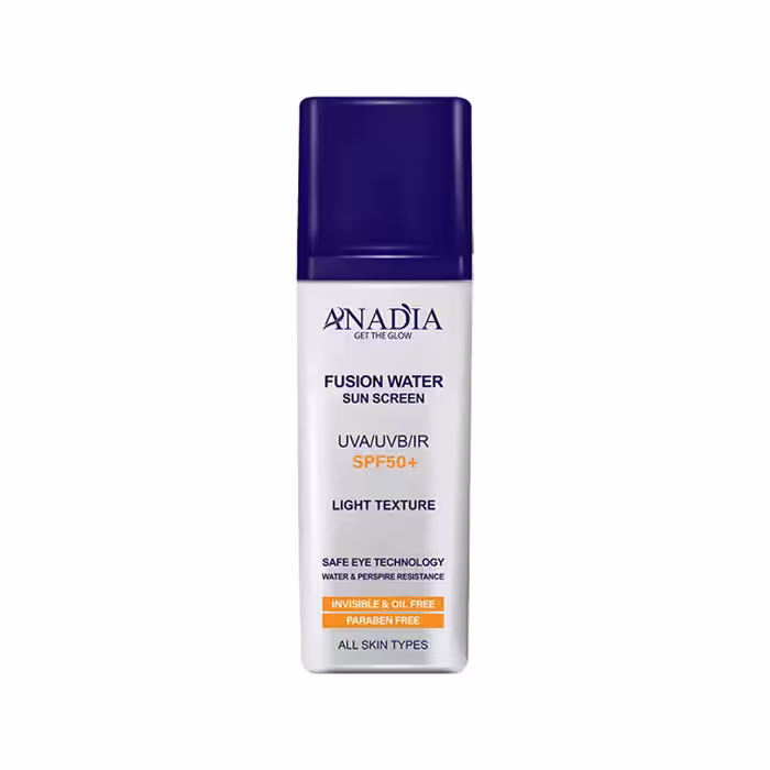 کرم ضد آفتاب فلوئیدی آنادیا مدل SPF50 حجم 35 میلی لیتری