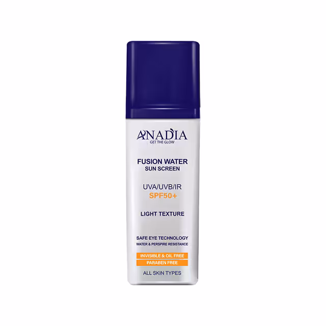 کرم ضد آفتاب فلوئیدی آنادیا مدل SPF50 حجم 35 میلی لیتری