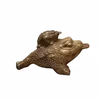 مجسمه قورباغه وزغ برنزی