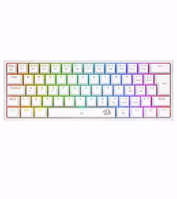 کیبورد ردراگون Keyboard Redragon K617 FIZZ White سوئیچ قرمز