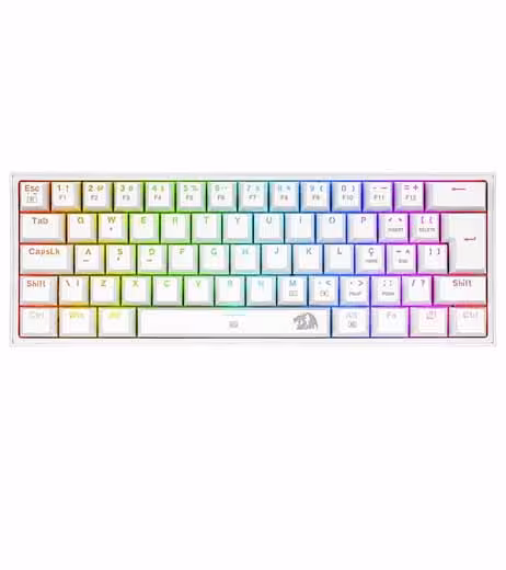 کیبورد ردراگون Keyboard Redragon K617 FIZZ White سوئیچ قرمز