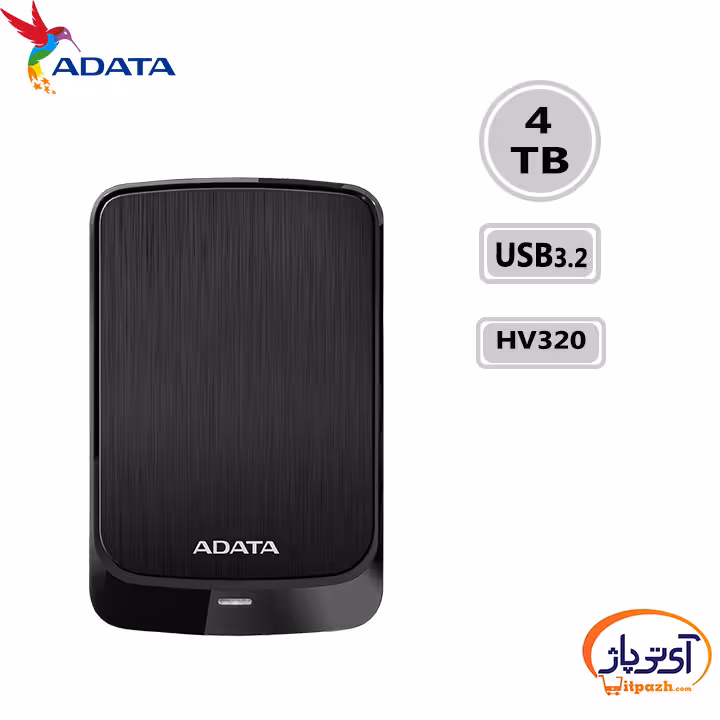 هارد اکسترنال ای دیتا مدل ADATA HV320 4TB ظرفیت 4 ترابایت