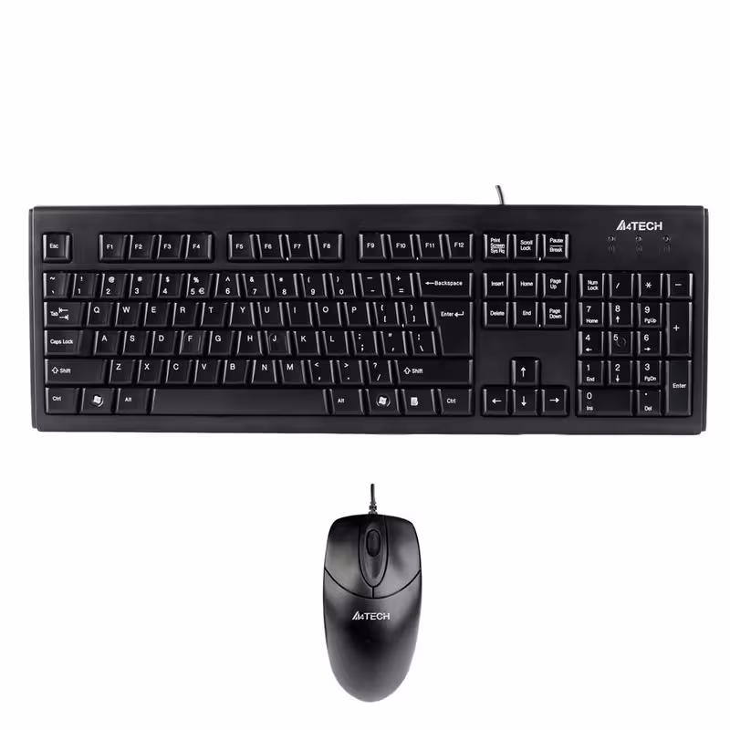 کیبورد و ماوس ای فورتک مدل KR-8372S | کالا مکس