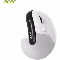 موس ایسر ورتیکال سایلنت بلوتوث وایرلس شارژی مدل Acer OMR217 Vertical Silent Wireless Bluetooth Dual Mode White - پی بی 360