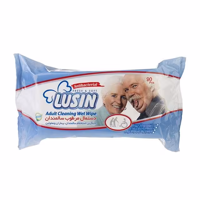 دستمال مرطوب سالمندان لوسین 90 عددی