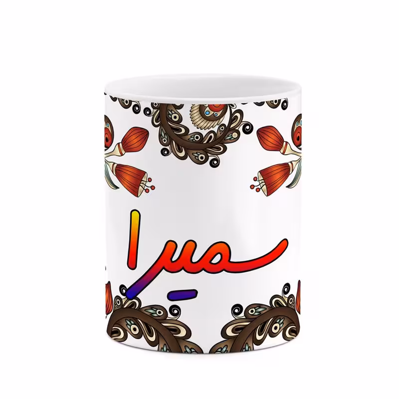 خرید ماگ-لیوان   اسم سمیرا  سنتی گل و بته کد mgh45646