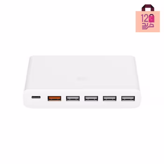 هاب شارژی 6 پورت USB شیائومی مدل Xiaomi Multiple Hub CDQ60W