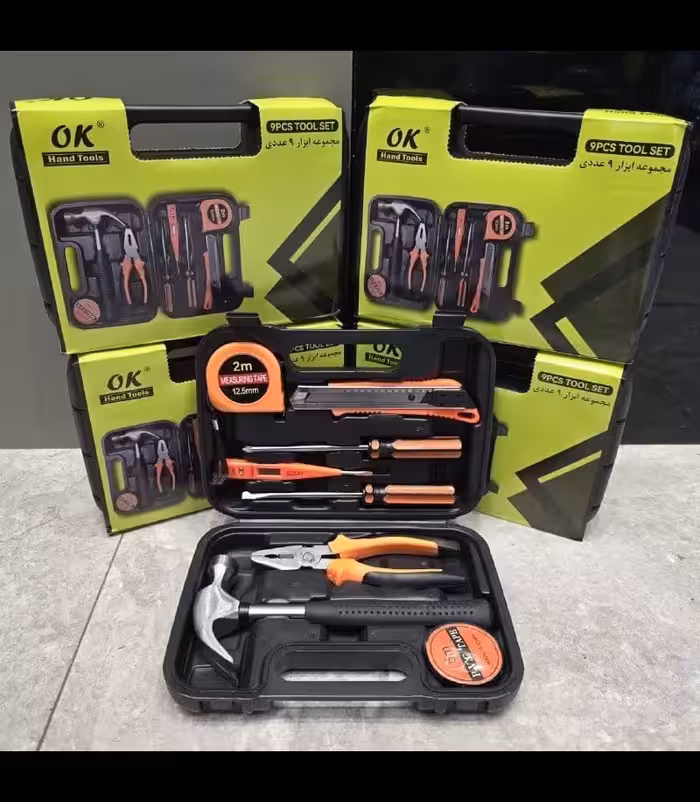 مجموعه ابزار حرفه ای 9 عددی اوکی مدل OK9