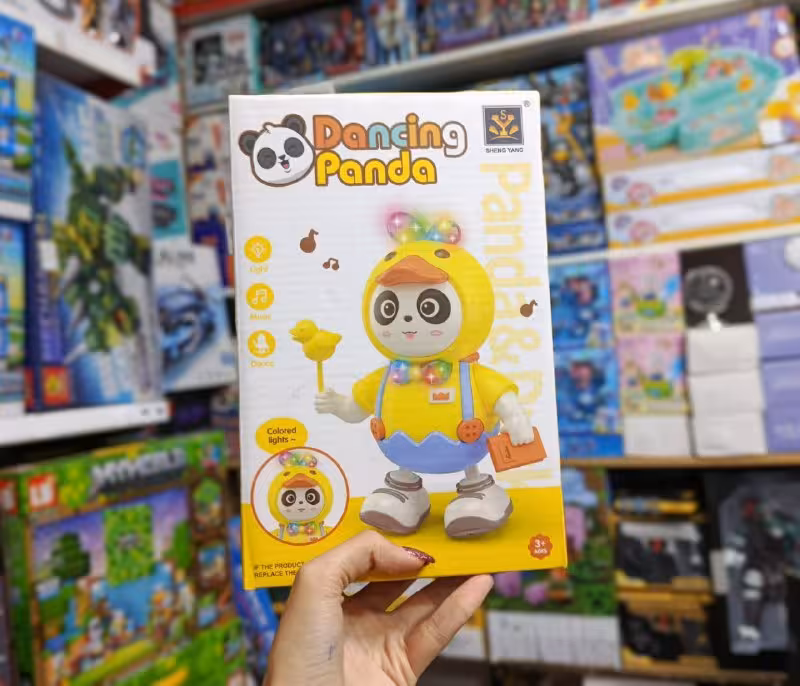 پاندا رقاص باطریخور موزیکال چراغدار🐼