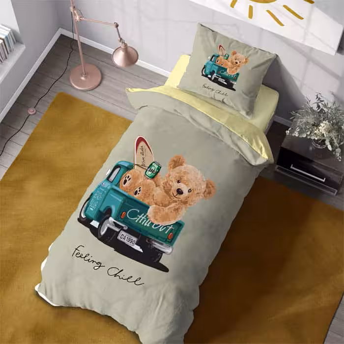 روتختی طرح تدی خوشحال یکنفره کد BD1312