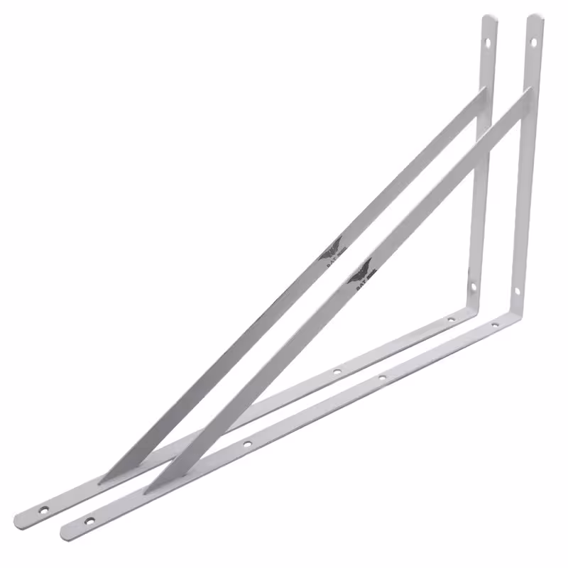 پایه نگهدارنده طبقه دیواری مدل بت کد YP4-400x250MM مجموعه 2 عددی | کالا مکس