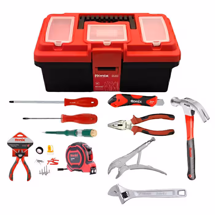 جعبه ابزار رونیکس مدل P2-16 به همراه ابزارآلات ضروری