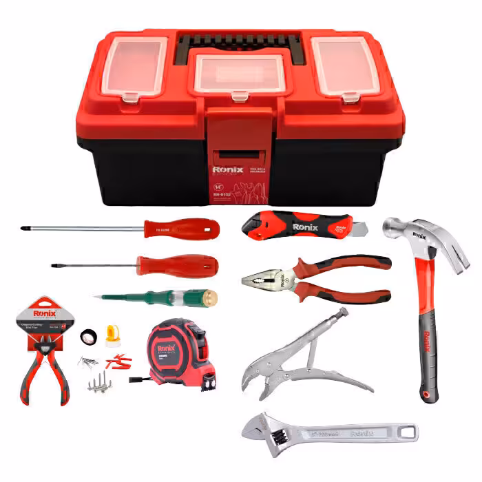 جعبه ابزار رونیکس مدل P2-16 به همراه ابزارآلات ضروری