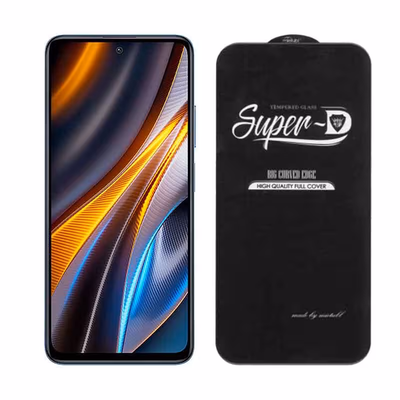 گلس گوشی شیائومی Xiaomi Poco X4 GT مدل Super-D