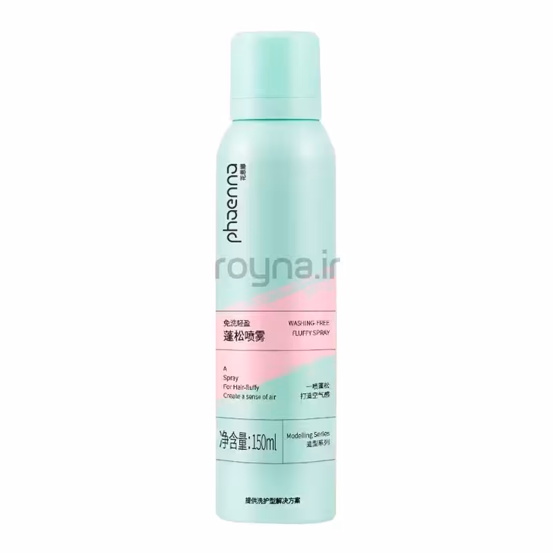 فینا اسپری شامپو خشک 150 میل Phaenna dry hair shampoo سبز