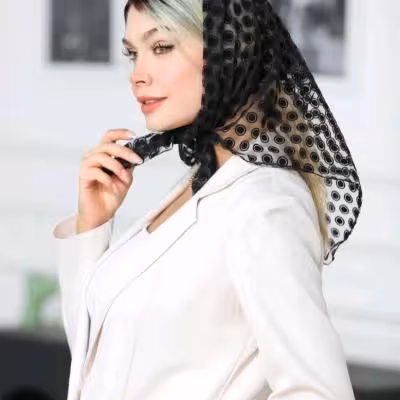 New collectionکالکشن مینی اسکارف توری