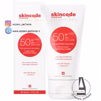 ضد آفتاب فاقد چربی اسکین کد skincode spf50 حجم 50 میل