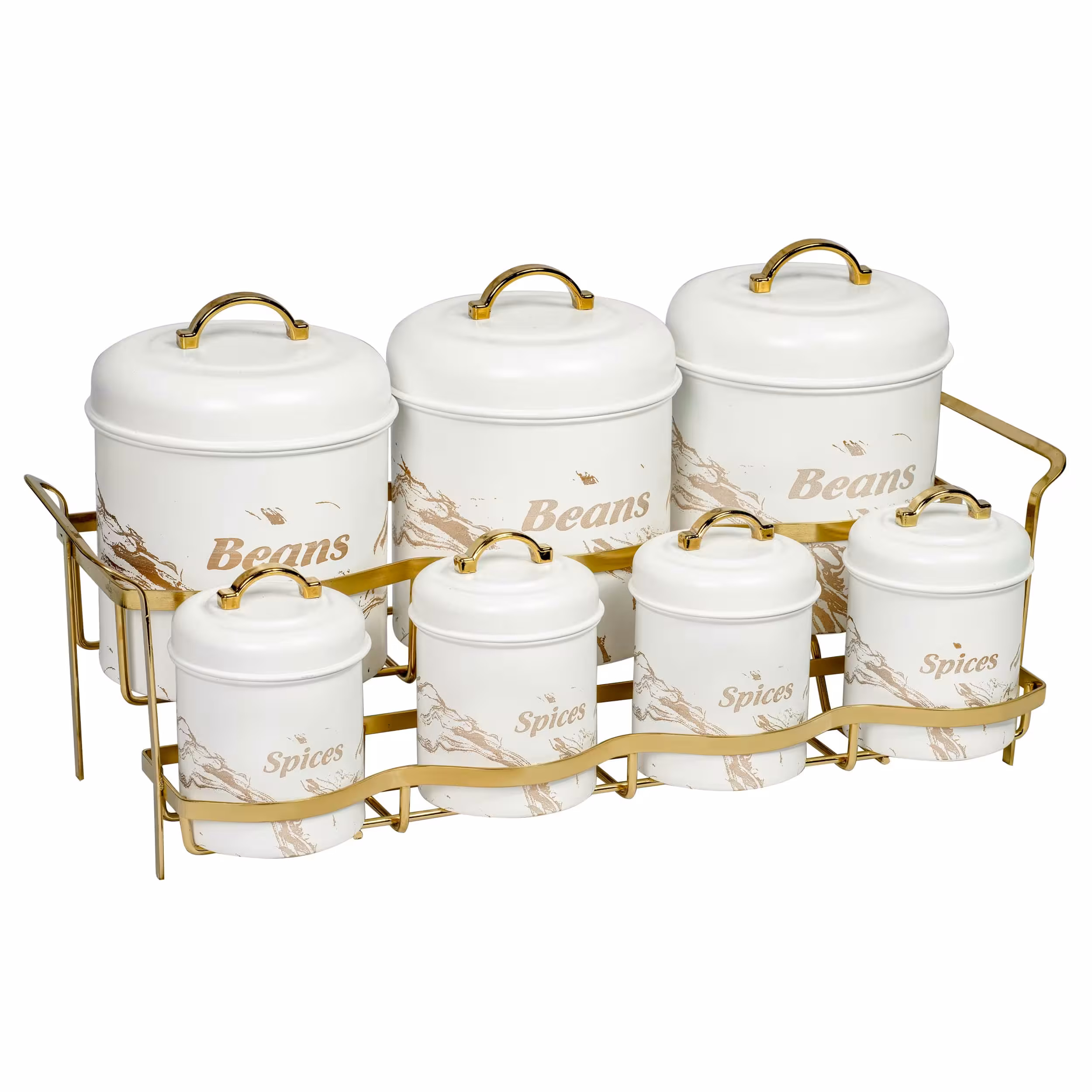 جا ادویه هشت پارچه مدل ماربل کد 4916