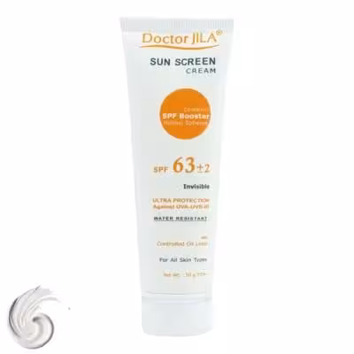 کرم ضد آفتاب دکتر ژیلا مدل Invisible با SPF63، حجم 50میلیلیتر