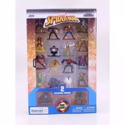مینی فیگور اسپایدرمن فلزی پک 18 عددی اورجینال33786